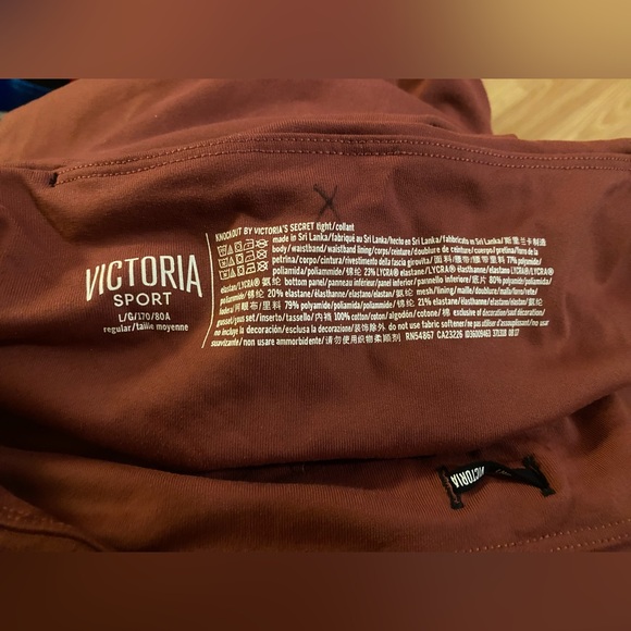 Knockout by Victoria's Secret Sport Workout Leggings in Mauve Pink - Picture 2 of 4